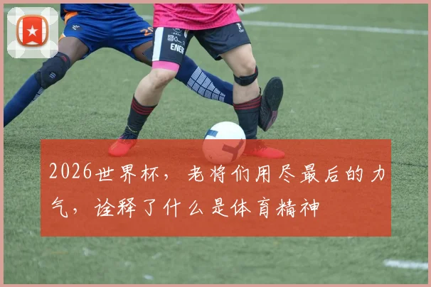 2026世界杯,老将们用尽最后的力气,诠释了什么是体育精神
